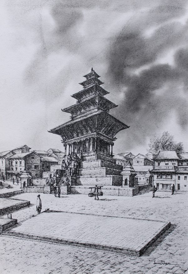 Nyatapola Temple in Bhaktapur Nepal