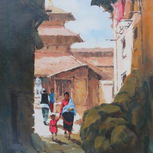 Street view from Patan, Nepal