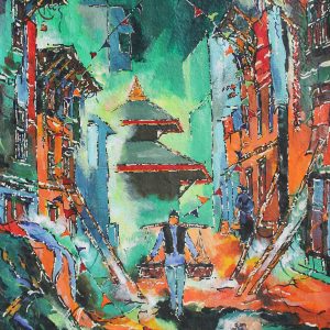 Mordo-Medeival Street from Bhaktapur