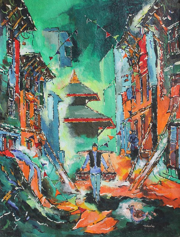 Mordo-Medeival Street from Bhaktapur